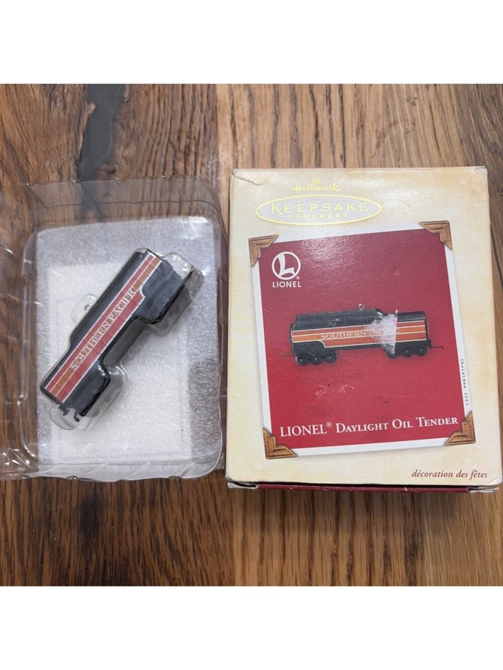 Hallmark Keepsake Ornament Lionel Daylight Oil Tender Vintage